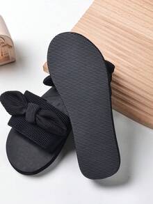 Fashion Women's Height Increasing Slide Sandals, Suitable For Indoor And Outdoor Use - Black - View 2
