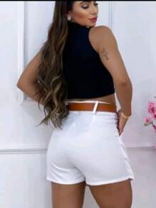 Women Skirts - 白色 - 查看 2
