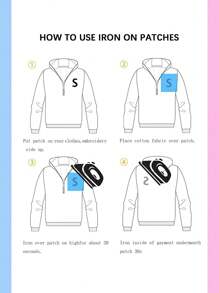 16pcs Vintage Style Embroidery Patches With Guitar, Headphone, Musical Note Patterns, For Ironing, Sewing And Decorating Clothes, Shoes, Hats, Bags, Jackets, Etc. - Multicolor - View 5