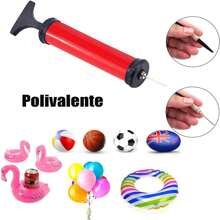 Bomba de Pelota - Bomba de Aire para Pelotas Deportivas - Fútbol, ​​Baloncesto, Globo, Voleibol, Anillo de natación, Pelota de Yoga, bóveda + Bomba de Pelota con Aguja - 12 Pulgadas
