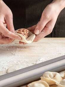 1pc Stainless Steel Rolling Pin, Baking Tool, Non-Stick Dough Roller For Baking Gummies, Pizza, Pies, Pastries, Noodles, Dough, Cookies Back To School