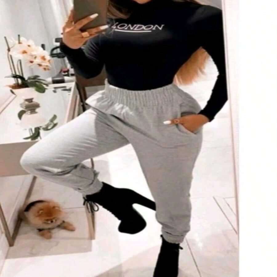 Women Sweatshirts - 灰色 - 查看 1