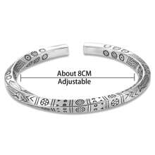 Viking Style Totem Mobius Bracelet Mobius Bracelet Elegant Simple Design Bohemian Style Bracelet Open Bangle Bracelet Minimalist Hand Jewelry  For Men Women