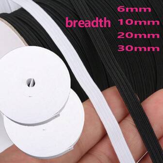 Elastic Bands For Sewing 6-30mm Wide, High Elasticity Flat Rubber Bands, Waistband Elastic Cord Craft Clothing Accessories Diy Supplies