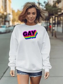 Women Sweatshirts - 白色 - 查看 2