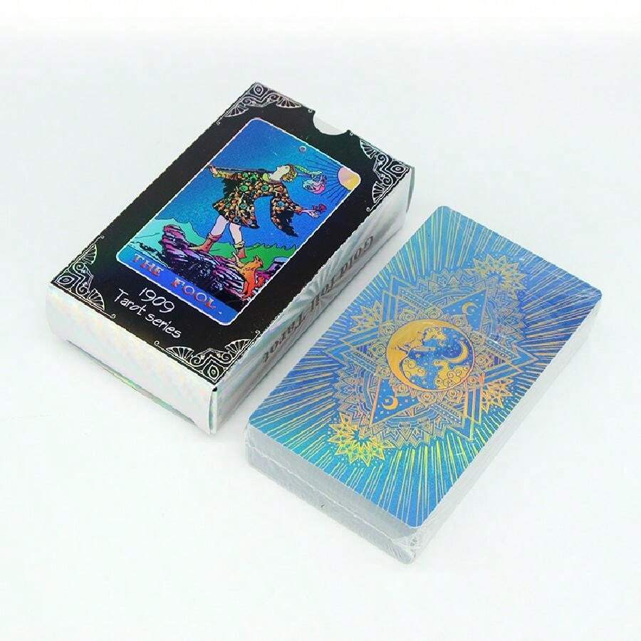 Golden Rider Deck, 78 Cards - Blue - View 1