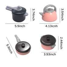 1set 28pcs Kids Simulation Cooking Utensils Playset, Pretend Play Toy Gift For Boys & Girls (Some Accessories Color May Vary)