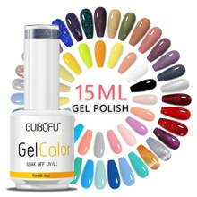 Esmalte de uñas tipo gel de gran capacidad de 15ml, disponible en 120 colores, un solo unicolor por frasco, con tapa superior, nuevos arribos especialmente diseñados para salones de uñas