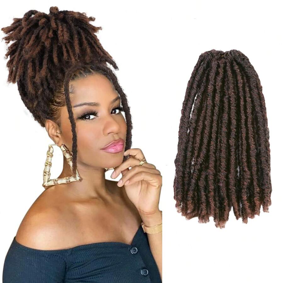 Samtress 20 Fili 18 Pollici Dreadlock Estensioni Reggae Hip-Hop - Foto 11
