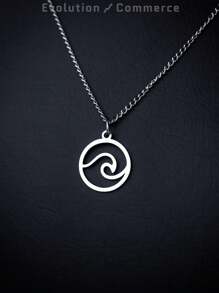 Men's Pendant Necklaces - 銀色 - 查看 3