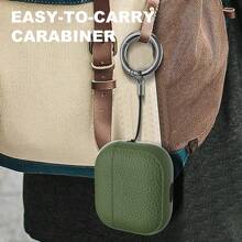 Funda protectora de TPU y piel sintética compatible con iPad 1/2, Pro, Pro 2, 3, 4, con apariencia de moda, proporciona protección completa, incluye llavero - Verde militar - Ver 5