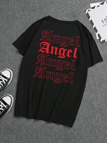 Men T-Shirts - 黑色 - 查看 1