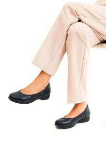 Women's Flats  Comfortable Arch Support Slip-On Business Office Casual Dress Wearables With 3D Molded Insole Ballet  Flats Shoes