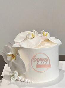 1 Pieza Decoración Para Pastel Con Mensaje De 'feliz Cumpleaños' Para Fiesta De Cumpleaños - Dorado - Ver 3