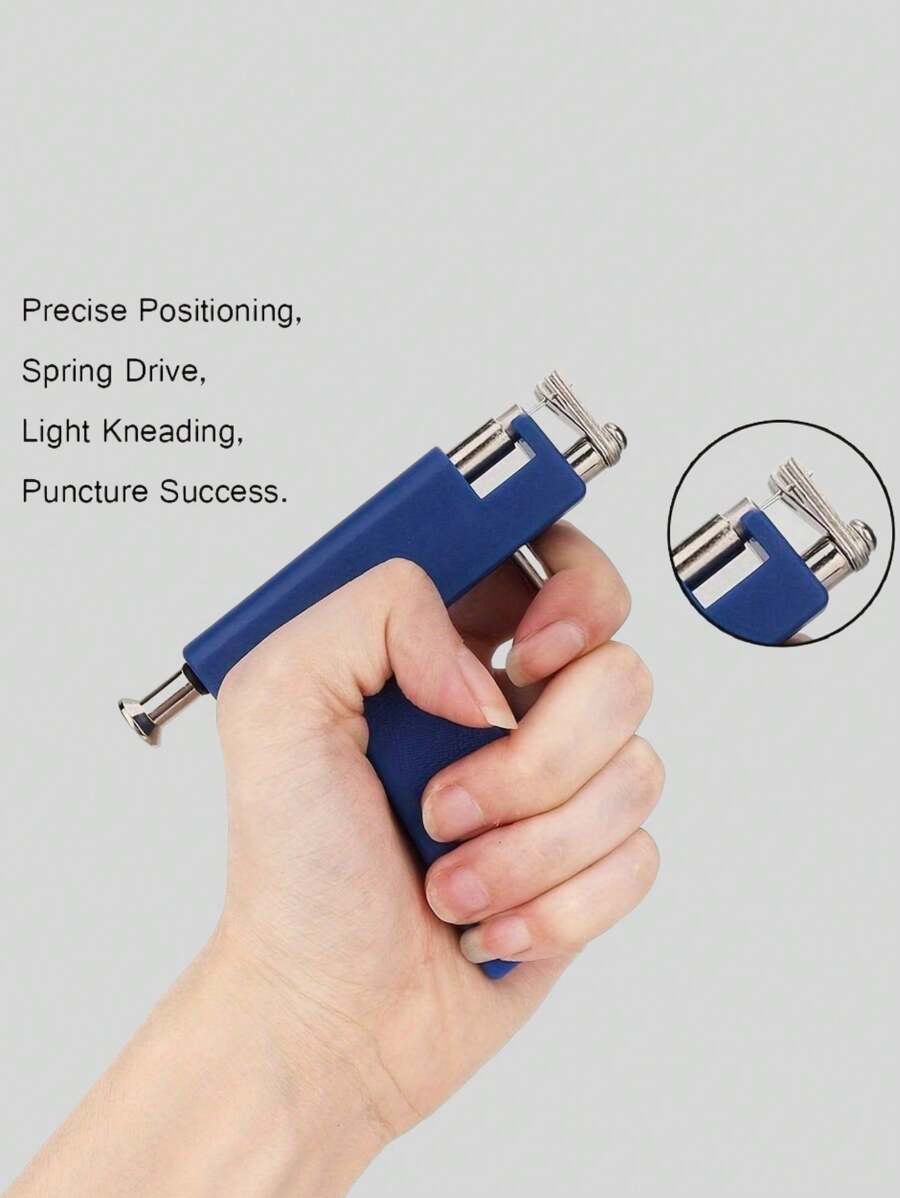 98 Pcs Professional Ear Piercing Gun Set Includes Steel Ear Studs