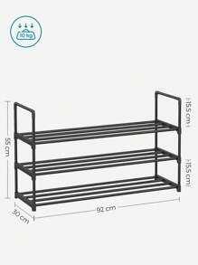 SONGMICS Shoe Racks - Чорний - Переглянути 5