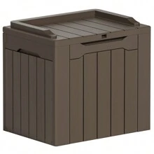 Rankok Storage Chest, Storage Bench, Entryway Bench, Modern Style, For Entryway, Bedroom, Living Room,Waterproof And Lockable - màu nâu - Xem 2