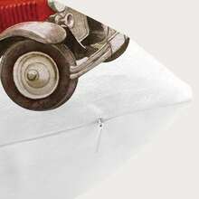 1 Miếng Hoa Hướng dương Và Ô tô/xe hơi Mẫu Số In ấn Polyester Trang trí Vỏ gối Đối với Phòng khách , Phòng ngủ , Sofa ( Cái gối Không bao gồm ) Với Ẩn giấu Dây kéo - Nhiều màu - Xem 7