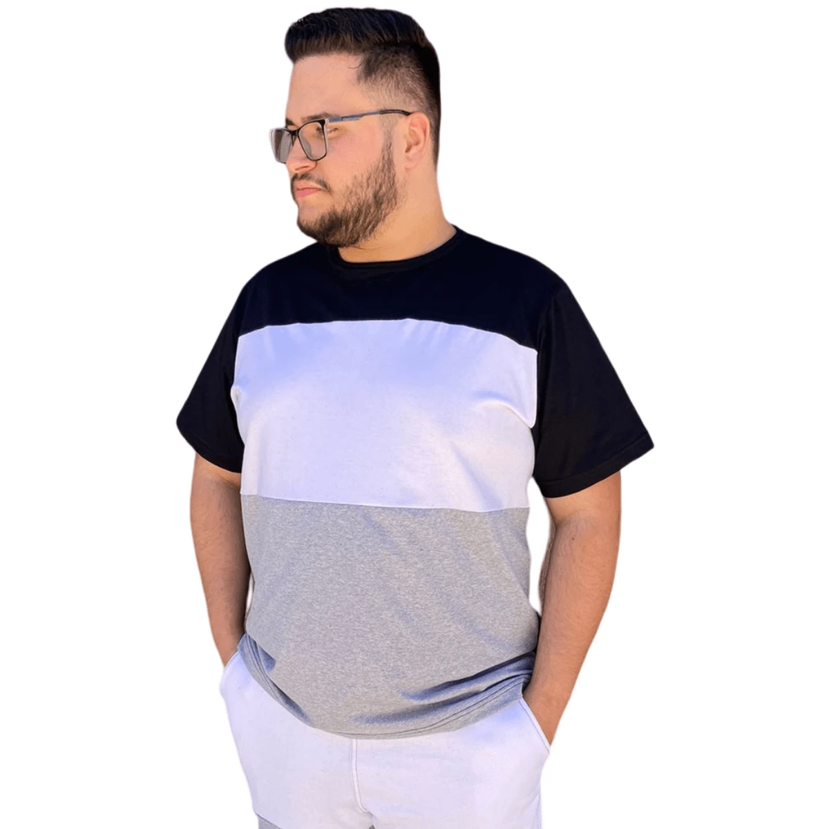 Men Shirts - 黑色 - 查看 1