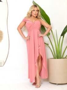 Women Dresses - Màu hồng gỉ - Xem 5