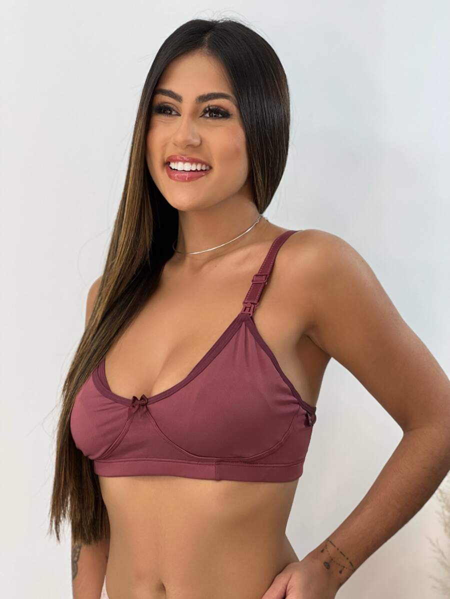 Charme Dela's Maternity Lingerie - 酒紅色 - 查看 1