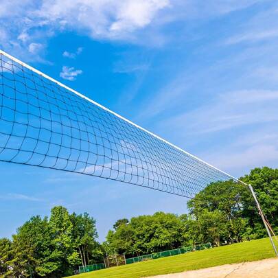 1 Set Of Outdoor Portable Standard Volleyball Net, Beach Volleyball Net