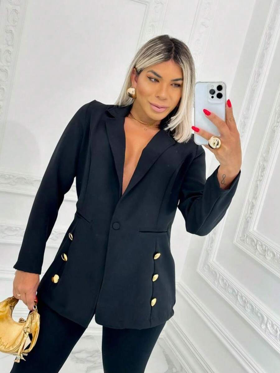 Women Blazers - màu đen - Xem 1