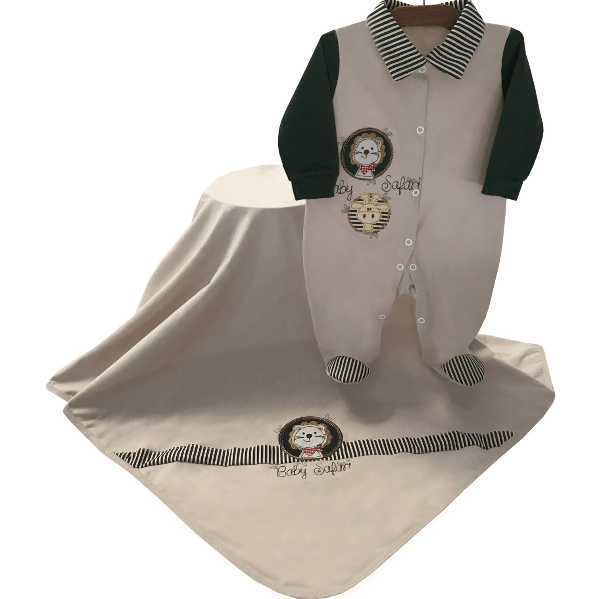 Baby Boys Bodysuits - Màu be - Xem 1