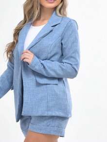 Women Two-Piece Outfits - Màu xanh nhạt - Xem 3
