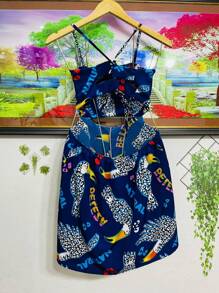 Women Dresses - 藍色 - 查看 3