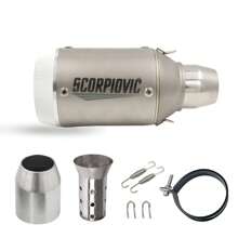 Punta De Escape Austin Racing Acero Inoxidable 51 Mm - Plateado - Ver 1