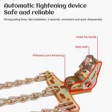 Cadenas de neumáticos antideslizantes, cadenas de nieve antideslizantes para coche, cadenas de neumáticos antideslizantes, cadenas de nieve para automóvil, SUV, camiones - Dorado - Ver 6