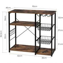 Baker's Racks - Brown - View 4