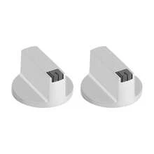 Perilla para estufa, perilla de control de aleación de zinc de 6 mm, interruptor de horno universal de gas plateado para estufa de gas, 8 unidades - Español