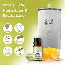 GuruNanda Lemongrass Essential Oil 15mL