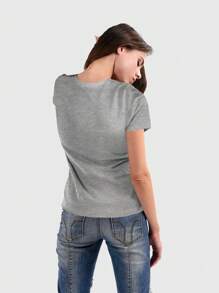 Women T-Shirts - Xám - Xem 2