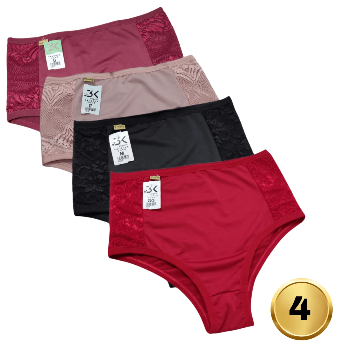 Plus Size Panties - Nhiều màu - Xem 1