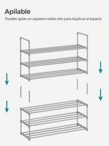 SONGMICS Shoe Racks - Xám - Xem 6