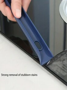 1入組3合1塑料浴室地板刷縫隙刷清潔刷浴室清潔硬毛間隙地板刷，廚房，廚房用品，清潔，廚房毛巾 - 藍色 - 查看 3