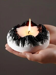 3D Simulated Stone Mountain Peaks, Iceberg Snow Silicone Mold Storage Box Aromatherapy Candle Cup Gypsum Clay Casting Mold Epoxy Resin Drip Glue Ashtray Mold DIY Expansion Stone Mold Home Candle Holder Container Plaster Mold