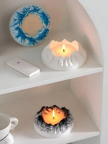 3D Simulated Stone Mountain Peaks, Iceberg Snow Silicone Mold Storage Box Aromatherapy Candle Cup Gypsum Clay Casting Mold Epoxy Resin Drip Glue Ashtray Mold DIY Expansion Stone Mold Home Candle Holder Container Plaster Mold