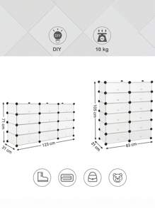 SONGMICS Shoe Racks - Blanc - Voir 6