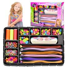 ANTSAY Bracelet Kit For Girls, Craft Kit For Kids, Hair Decoration Toy, Jewelry Making Kit For Kids, Bracelet Making Toy, Toys For Girls For 3 4 5 6 7 8 Years - Little - View 1