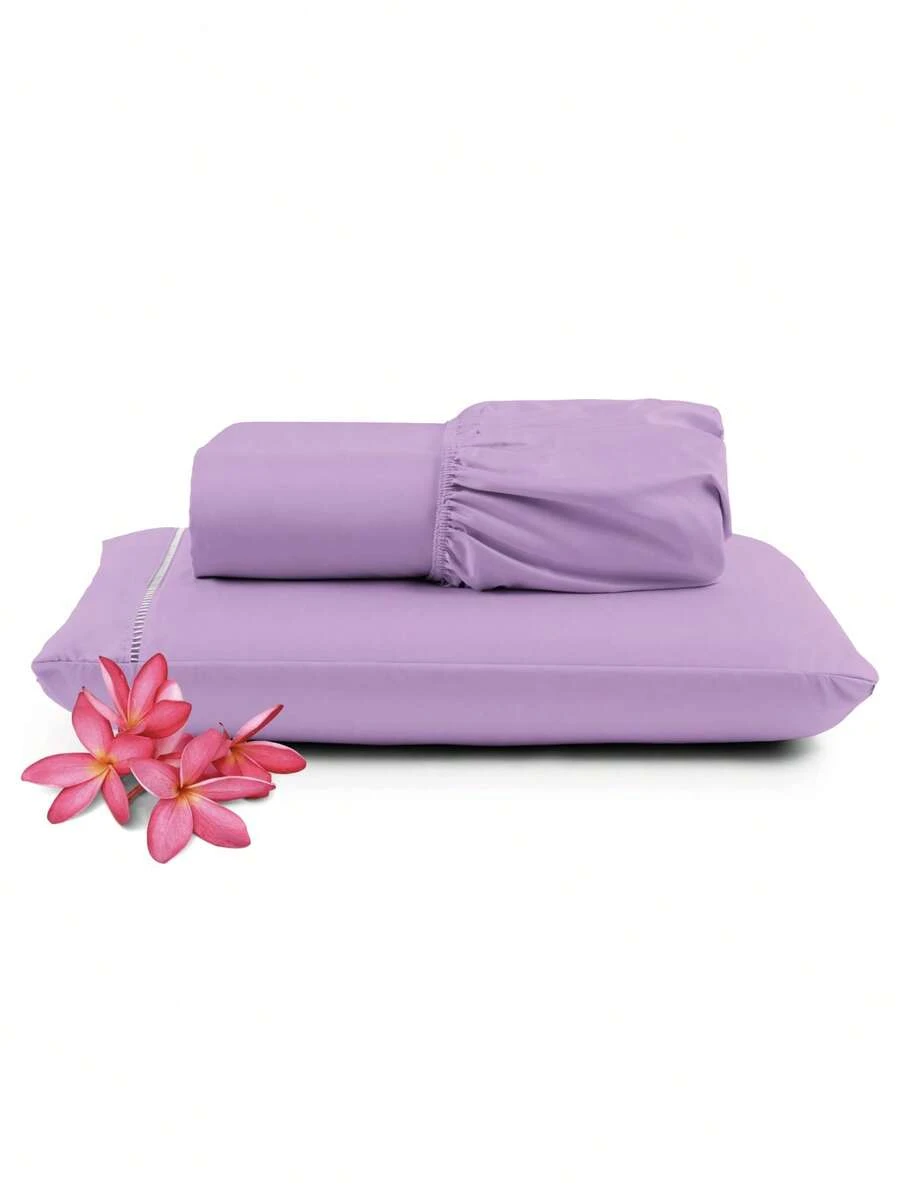 Sheet Sets With Pillowcases - 中紫紅色 - 查看 1