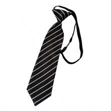 1 件女士无领带粉色心形领带，适合日常搭配衬衫、学校 - 彩色 - 查看 5