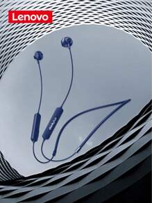 Lenovo Sh1 無線耳機頸掛式耳機 Hifi音質 Ipx5防水運動耳機 磁吸式耳塞 - 藍色 - 查看 3