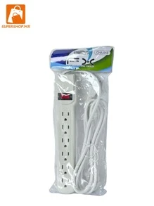 Multicontacto Extensión con 4 enchufes - Tipo de Enchufe B USA (110-127V) - Ver 2