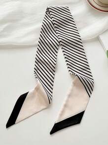 6pcs Women Stripe Floral Printed Hair Scarf Headband, Multi-Purpose Accessory For Casual, Elegant Outfits, Daily Wear, Dating, Gift, Etc Turban Headband Sweatband, Hairband Fall Winter Hair Band Hair Accessories For Women For Vacation Outfits Woman Women Bandanas Soft Headwrap - Multicolor - View 8