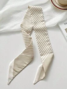 6pcs Women Stripe Floral Printed Hair Scarf Headband, Multi-Purpose Accessory For Casual, Elegant Outfits, Daily Wear, Dating, Gift, Etc Turban Headband Sweatband, Hairband Fall Winter Hair Band Hair Accessories For Women For Vacation Outfits Woman Women Bandanas Soft Headwrap - Multicolor - View 4