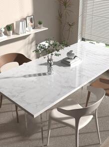 1 件复古高光泽大理石图案白色和灰色防水、防污、易清洁自粘墙纸墙贴适用于家庭装饰、橱柜、书桌、椅子、房间翻新、翻新贴纸可撕墙板、墙纸、壁纸、春季装饰品让您的家焕然一新、拉玛装饰贴纸 - 彩色 - 查看 5